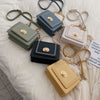 Chain texture shoulder messenger bag