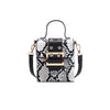 Fashion snake pattern hand bag