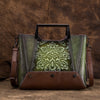 Female Baotou Top Layer Cowhide High-End Retro Craft Portable Diagonal Bag