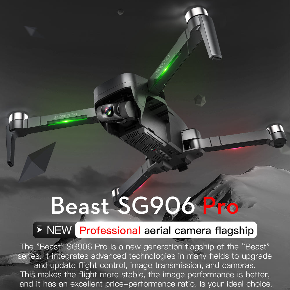 SG906PRO folding dual GPS drone 4K HD image transmission two-axis mechanical self-stabilizing gimbal professional aerial photography