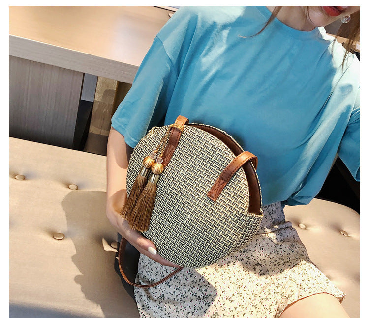 Straw handbag