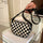 Black And White Contrast Simple Shoulder Bag