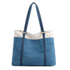 Women's Bag Shoulder Bag Color Matching Large Bag Portable Cloth