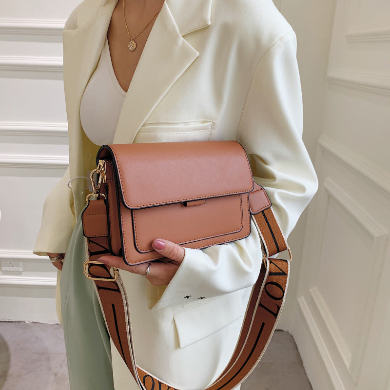 Flip One Shoulder Messenger Bag Fashion Casual Small Square