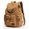 Men's Retro Canvas Backpack Casual Middle School Students