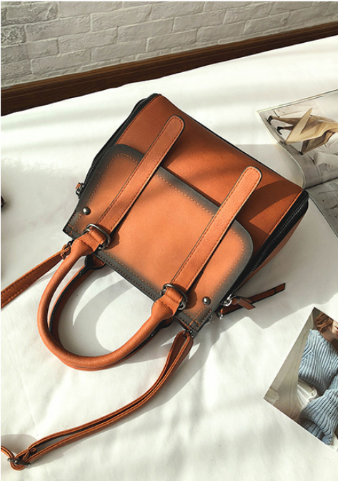 Bag female 2021 new bucket bag fashion retro handbag Korean version of the shoulder bag autumn and winter wild Messenger bag