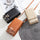 Korean Style PU Double Zip Flap Shoulder Crossbody Bag