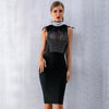 Bandage beads evening dress