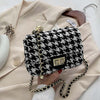 Lingge fashion all-match crossbody one-shoulder armpit small square bag