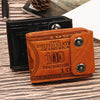 New Men's Wallet Short Multifunctional Fashion Casual Double Snap