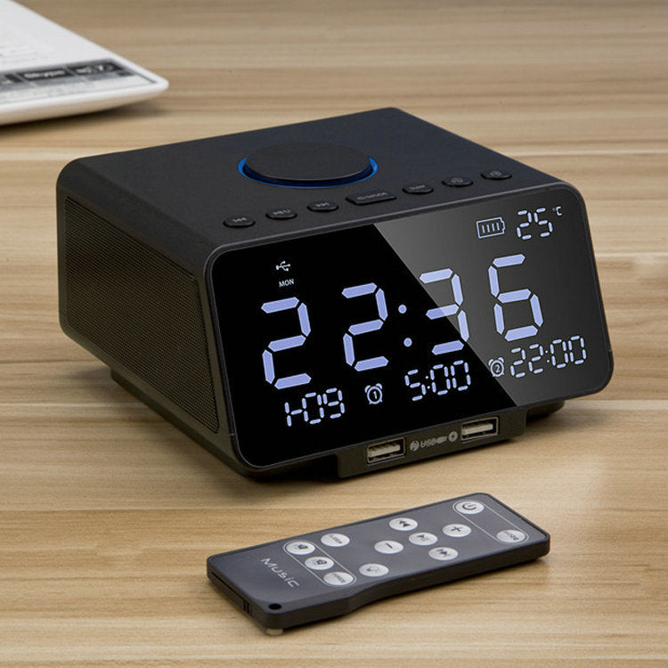 Wireless alarm clock speaker