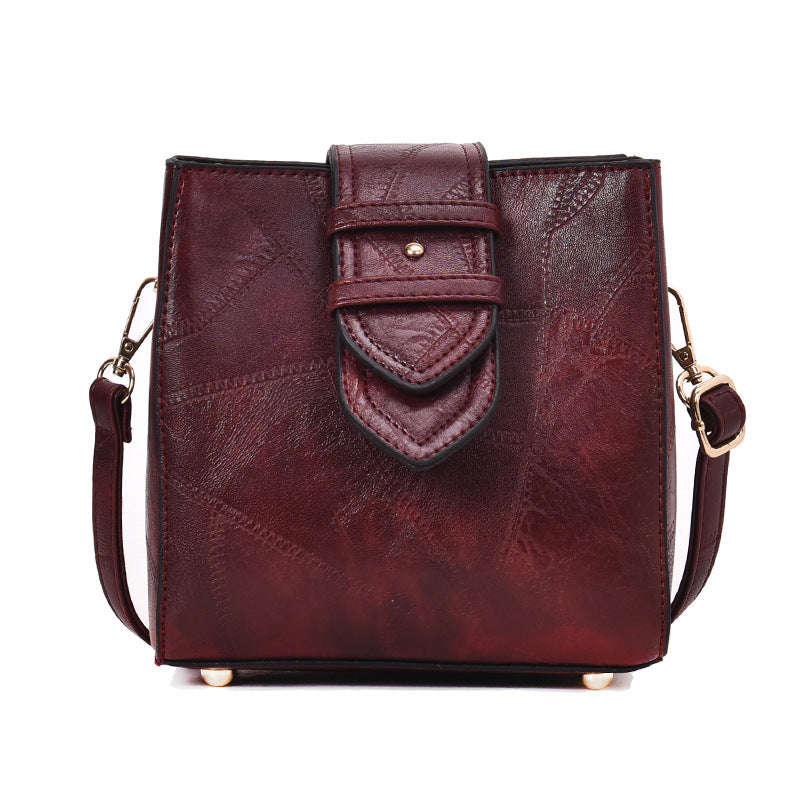 Frosted diagonal cross bag