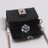 Diablo Lock Decoration Mini Square Bag Lipstick Messenger Bag Belt Waist Bag