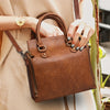 Leather Large Capacity Multi-Pocket Business Laptop Handbags