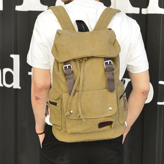 Canvas backpack