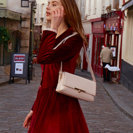 Shoulder Bag Messenger Fashion French Retro Handbag