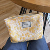 Lace Embroidered Canvas Makeup Bag Women's Hold Bag