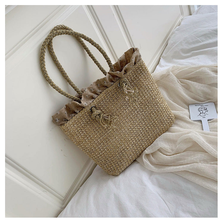 Woven tote bag