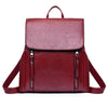 New Women's Bag Fashion Oil Wax Backpack