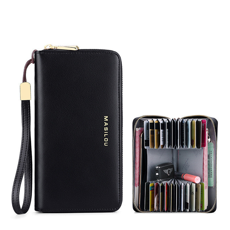 Zipper Card Case Long Large Capacity Multifunctional Wallet