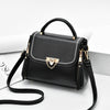 Fashionable Simple Solid Color Leather Small Square Bag