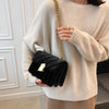 Women's Velvet Autumn And Winter One Shoulder Messenger