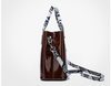 Women's Fashion Pattern Patent Leather Wallet One Shoulder Crossbody Handbag