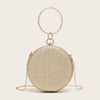 Diamondencrusted Handheld Round Box Bag Chain Evening