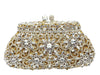European And American Shell Type Metal Diamond Women's Evening Bag
