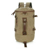 Large Capacity Travel Mountaineering Canvas Bucket Shoulder Backpack Bags