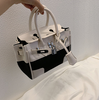 Classic Platinum Pack  Fashion Tote Contrast Shoulder Messenger Bag Women's Bag