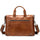 Business first layer leather briefcase