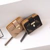 New Korean Women's Wallet Short Hollow Clutch Bag Leaf Zipper Buckle Bills Card Pack