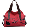 Canvas bag fashion lady shoulder bag graffiti printing bag female