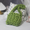 Korean Hand-woven Super Coarse Wool Material Bag