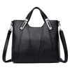 Soft leather large-capacity handbag