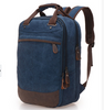 College wind backpack male Korean version of the trend canvas backpack student bag leisure travel bag