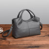 Lightweight Splicing Soft Leather Large Capacity Fashionable Mother Bag