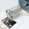 2021 Women Fashion Brand Design Small Square Shoulder Bag Clear Transparent PU Composite Messenger Bags New Female Handbags