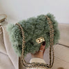 Plush bag for autumn and winter