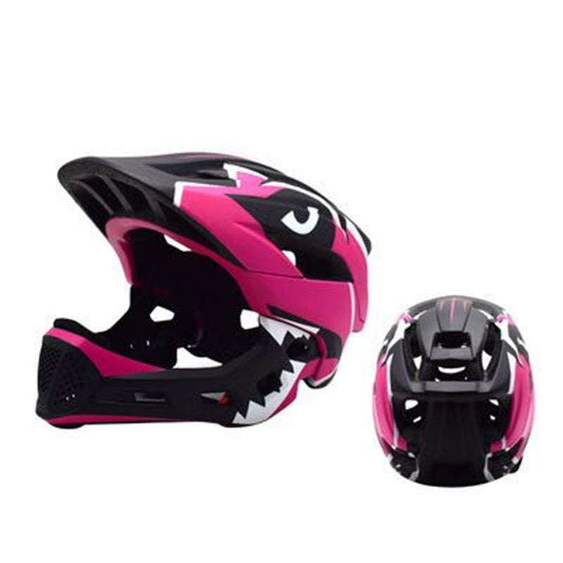 Bicycle Full Face Helmet With Chin Rest