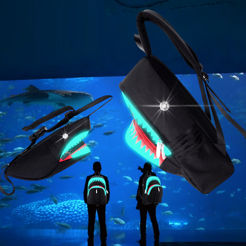 Luminous Shark USB Function Backpack