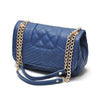 One-shoulder Messenger Bag Diamond Double-chain Round Hole Cap Bag