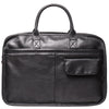 Men's Leather One Shoulder Crossbody Large Capacity Portable Briefcase