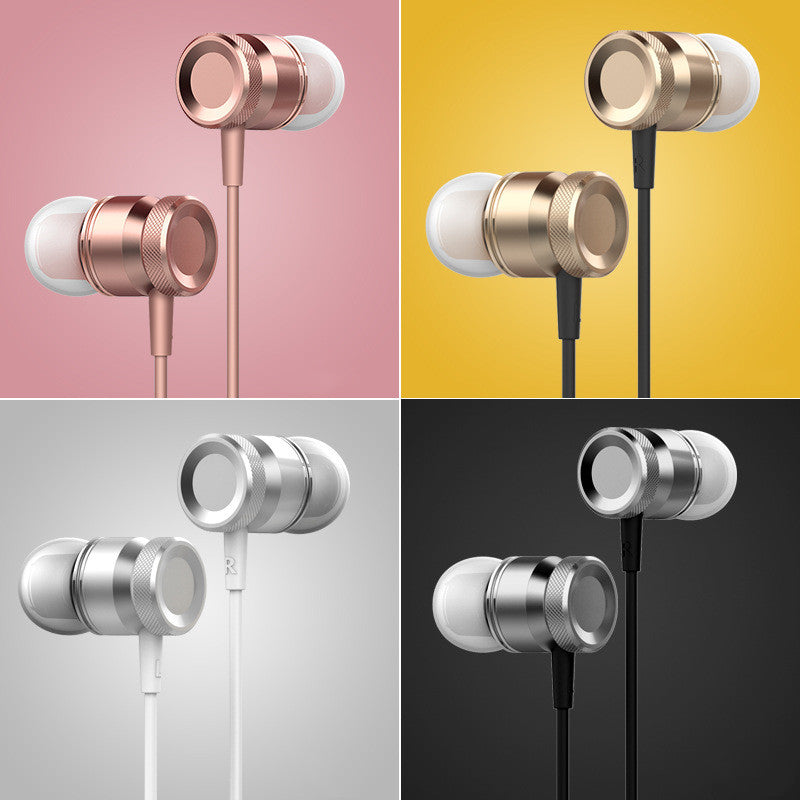 Metal in-ear headphones