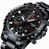 Men's Waterproof Sports Fashion Stainless Steel Watch