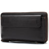 Men's Wallet Leather Long Zipper Clutch Leather Multi-Card Position Youth Trendy Wallet