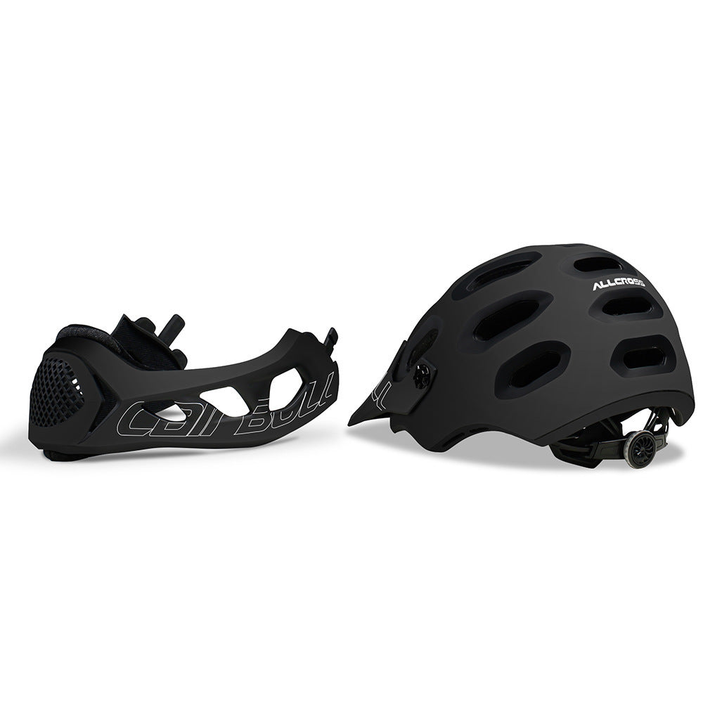 Mountain cross country bicycle full helmet extreme sports safety helmet