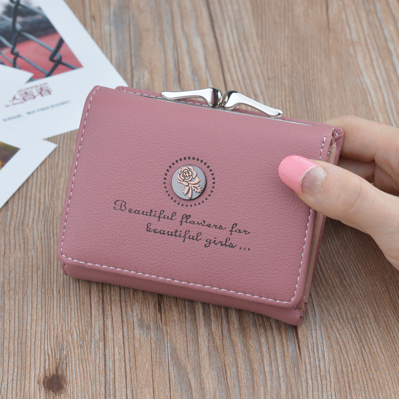 Fashion Vintage Ladies Mini Short Wallet