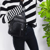 Women's Fashion All-match Soft Leather Casual Multifunctional Small Backpack